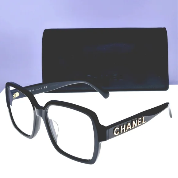 Chanel Black eyeglasses Frames RX optical CH5408a c622 High bridge Blue light - Picture 5 of 16